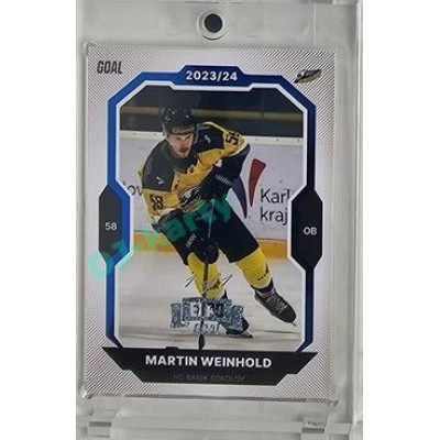 2023/24 Goal cards Chance Liga 2. série #360 Martin Weinhold Blue Expo 1of1