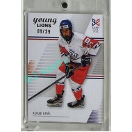 2023/24 Legendary Cards Hlinka Gretzky Cup Young Lions #08 Adam Král Canvas xx/29