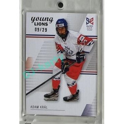 2023/24 Legendary Cards Hlinka Gretzky Cup Young Lions #08 Adam Král Canvas xx/29