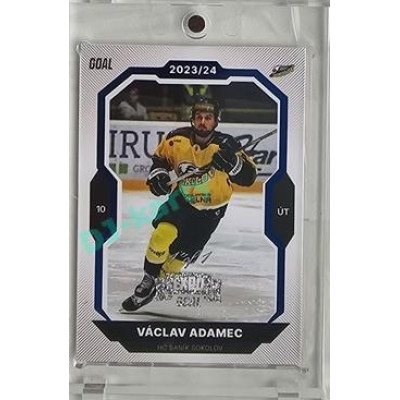 2023/24 Goal cards Chance Liga 2. série #362 Václav Adamec Blue Expo 1of1