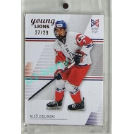 2023/24 Legendary Cards Hlinka Gretzky Cup Young Lions #09 Aleš Zielinski Canvas xx/29
