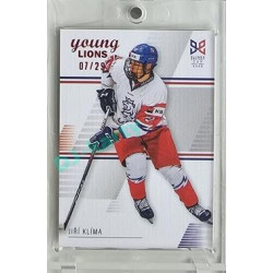 2023/24 Legendary Cards Hlinka Gretzky Cup Young Lions #10 Jiří Klíma Canvas xx/29