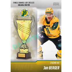 2022/23 Goal Cards Chance Liga 1. série #V-11 Jan Berger Finále 2022