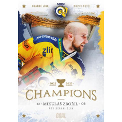 2023 Goal Cards Zlín Champions #11 Mikuláš Zbořil
