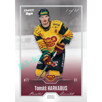 2022/23 Goal Cards Chance Liga 1. série #011 Tomáš Harkabus Silver 1 of 60