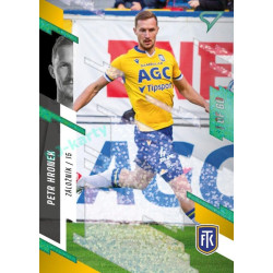 2023/24 Sportzoo Fortuna Liga 2. série #332 Petr Hronek Green Dew 1of60