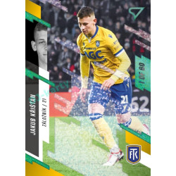 2023/24 Sportzoo Fortuna Liga 2. série #333 Jakub Křišťan Green Dew 1of60