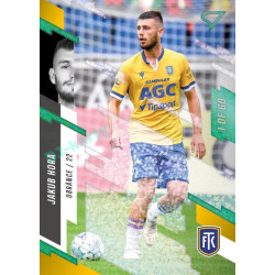 2023/24 Sportzoo Fortuna Liga 2. série #328 Jakub Hora Green Dew 1of60