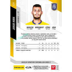 2023/24 Sportzoo Fortuna Liga 2. série #328 Jakub Hora
