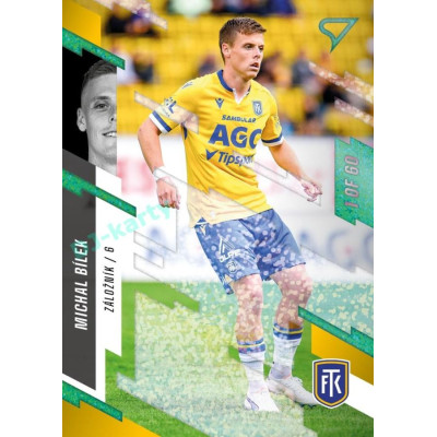 2023/24 Sportzoo Fortuna Liga 2. série #330 Michal Bílek Green Dew 1of60