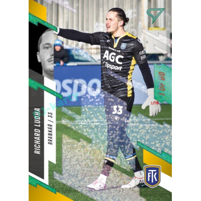 2023/24 Sportzoo Fortuna Liga 2. série #326 Richard Ludha Green Dew 1of60