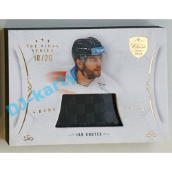 2021/22 OFS The Final Series Jan Knotek #STI-KNJ 10/20 Game Used Stick Gold