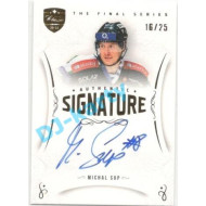 2021/22 OFS The Final Series Michal Sup #TFS-MS 16/25 Authentic Signature Gold