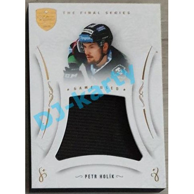 2021/22 OFS The Final Series Petr Holík #MEM-PK Game Used Gold PROMO