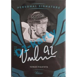 2020/21 OFS 1. série Tomáš Valenta #PS-TOVA 09/30 Personal Signature White