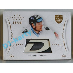 2021/22 OFS The Final Series Adam Zbořil #STI-ZBA 08/20 Game Used Stick Gold