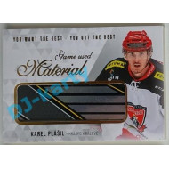 2018 You Want the Best Karel Plášil #M-PK 05/12 Game Used Material