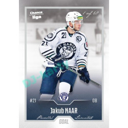 2022/23 Goal Cards Chance Liga 1. série #121 Jakub Naar Silver 1 of 60