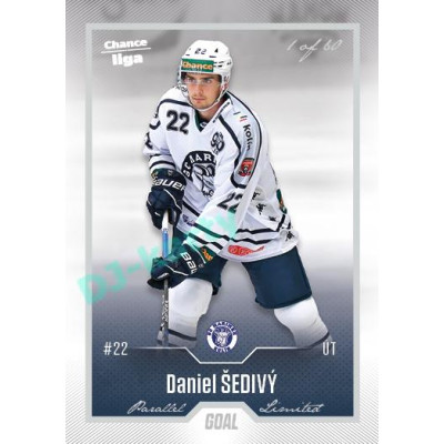 2022/23 Goal Cards Chance Liga 1. série #123 Daniel Šedivý Silver 1 of 60