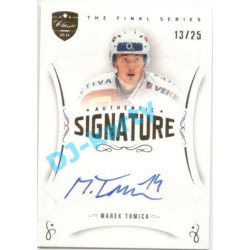 2021/22 OFS The Final Series Marek Tomica #TFS-PK 17/25 Authentic Signature Gold