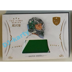 2021/22 OFS The Final Series Gasper Krošelj #STI-KRG 03/20 Game Used Stick Gold