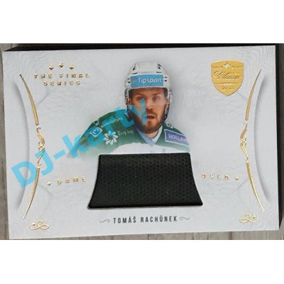 2021/22 OFS The Final Series Tomáš Rachůnek #STI-RAT Game Used Stick Gold PROMO