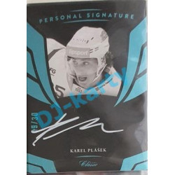 2020/21 OFS 1. série Karel Plášek #PS-KAPL 19/30 Personal Signature White