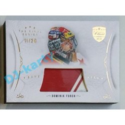 2021/22 OFS The Final Series Dominik Furch #STI-FUD 11/20 Game Used Stick Gold