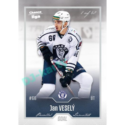 2022/23 Goal Cards Chance Liga 1. série #127 Jan Veselý Silver 1 of 60