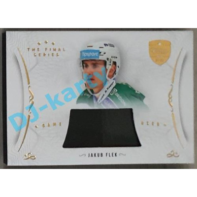 2021/22 OFS The Final Series Jakub Flek #STI-FLJ Game Used Stick Gold PROMO