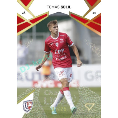 2024/25 Sportzoo Chance Liga 1. série #140 Tomáš Solil Gold Glitter 20/25