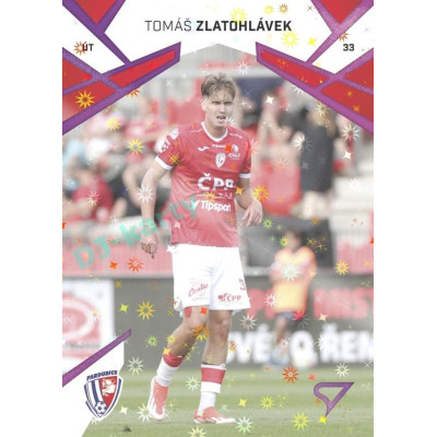 2024/25 Sportzoo Chance Liga 1. série #144 Tomáš Zlatohlávek Cosmic Pink