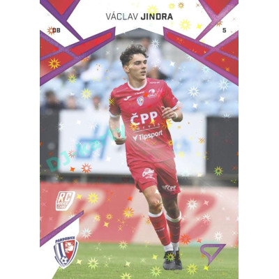 2024/25 Sportzoo Chance Liga 1. série #134 Václav Jindra Cosmic Pink