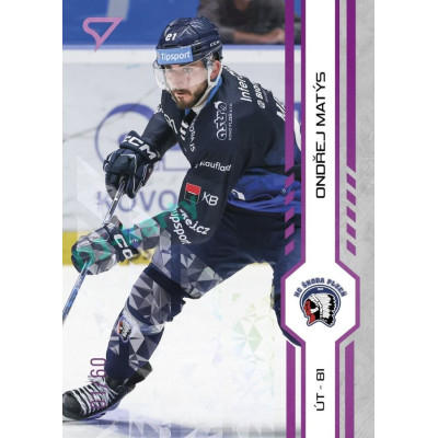 2024/25 Sportzoo ELH 2. serie #342 Ondřej Matýs Purple Iceberg xx/60