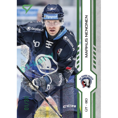 2024/25 Sportzoo ELH 2. serie #346 Markus Nenonen Green Glitter xx/30