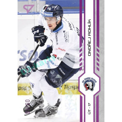 2024/25 Sportzoo ELH 2. serie #347 Ondřej Rohlík Purple Iceberg xx/60