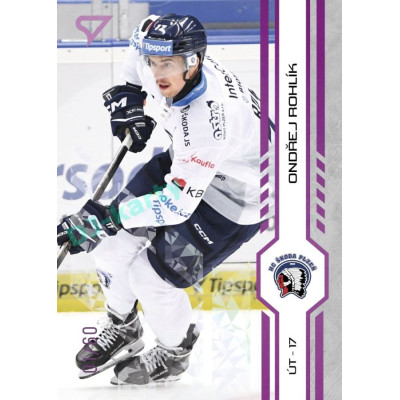 2024/25 Sportzoo ELH 2. serie #347 Ondřej Rohlík Purple Iceberg xx/60