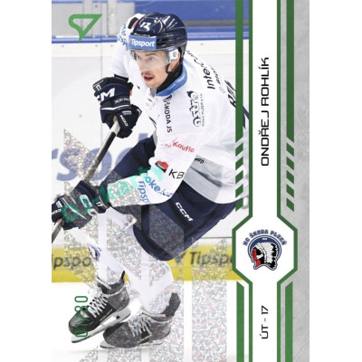 2024/25 Sportzoo ELH 2. serie #347 Ondřej Rohlík Green Glitter xx/30