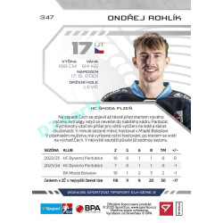 2024/25 Sportzoo ELH 2. serie #347 Ondřej Rohlík