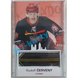 2017 OFS Mountfield Cup Rudolf Červený #23 Game Used Stick PROMO
