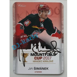 2017 OFS Mountfield Cup Jiří Šimánek #16 5/10 Autograph Die Cut