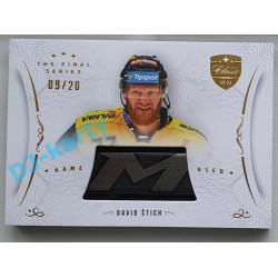 2021/22 OFS The Final Series David Štich #STI-STD 09/20 Game Used Stick Gold