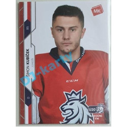 2021 MK reprezentace Šimon Kubíček Junioři #52 17/25 Red