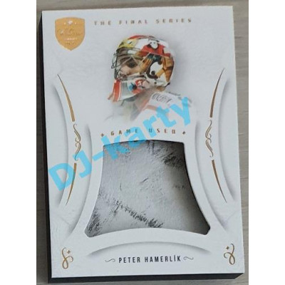 2021/22 OFS The Final Series Peter Hamerlík #MEM-PH Game Used Gold PROMO