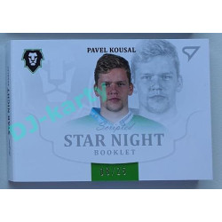 2021/22 Sportzoo TIPSPORT ELH 2. série #SN-PK Pavel Kousal Star Night Booklet 08/25