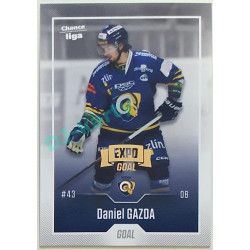 2022/23 Goal Cards Chance Liga 1. série #190 Daniel Gazda Expo Pardubice