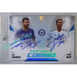 2023/24 Sportzoo Fortuna Liga 1. série #FCS-NJ Matoušek - Puškáč Fantastic Combo Auto 17/25