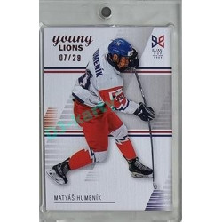 2023/24 Legendary Cards Hlinka Gretzky Cup Young Lions #12 Matyáš Humeník Canvas xx/29