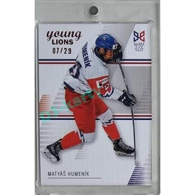 2023/24 Legendary Cards Hlinka Gretzky Cup Young Lions #12 Matyáš Humeník Canvas xx/29