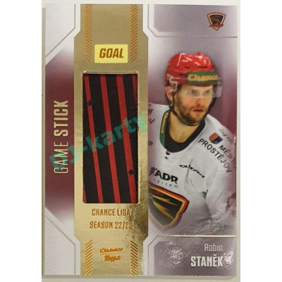 2022/23 Goal Cards Chance Liga 1. série #S-8 Robin Staněk Game Stick 22/35